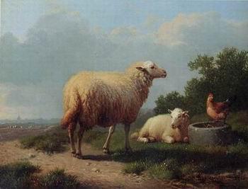 unknow artist Sheep 163 China oil painting art